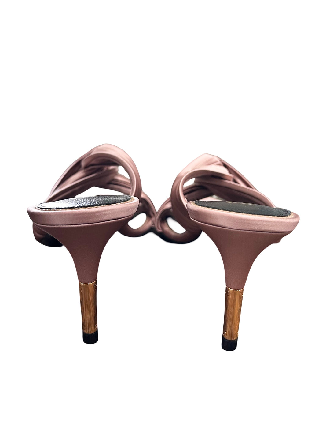 TOM FORD 75mm Knot Detail Pleated Heel Sandals - Brand New