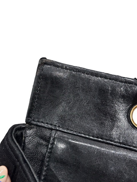Chanel Jersey Chocolate Bar Handbag - Black