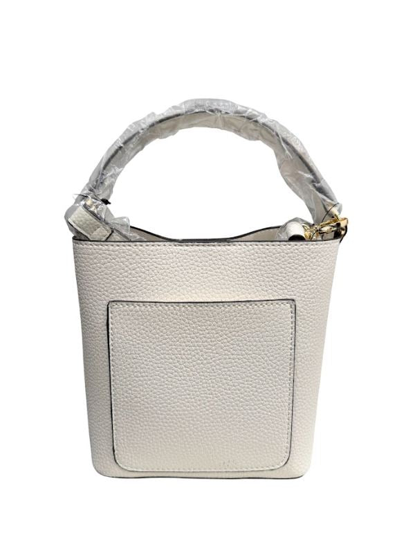Nanette Lepore Ivory Small Crossbody Bucket Bag (NWT)