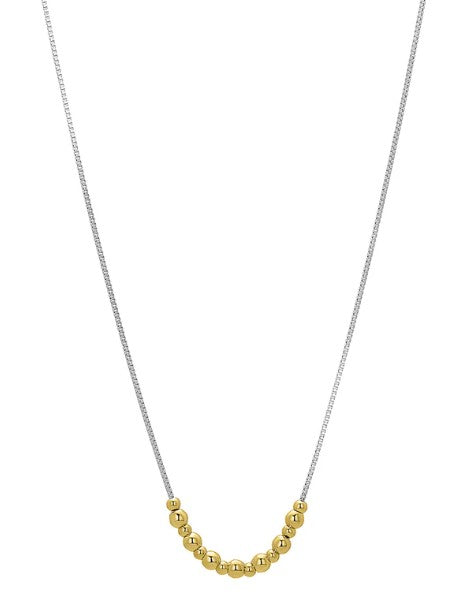 FYB Addison Mixed Metal Ball Necklace