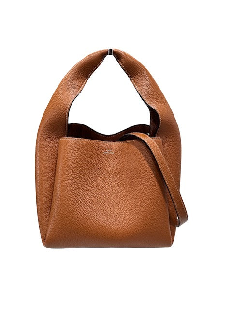 Toteme Grained Leather Handbag w/ Crossbody Strap