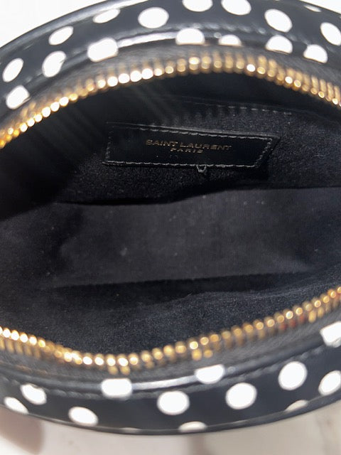 Saint Laurent Vinyle Round Crossbody
