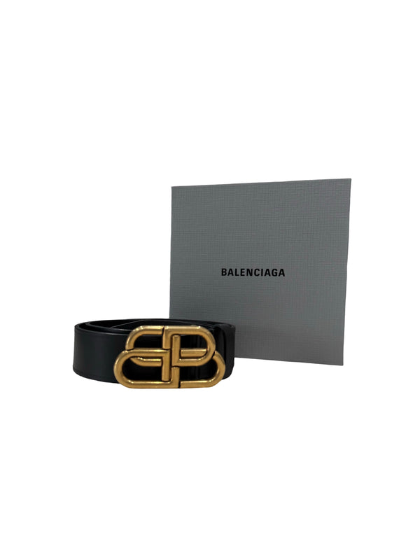 Balenciaga BB Logo Buckle Belt - New with Tags