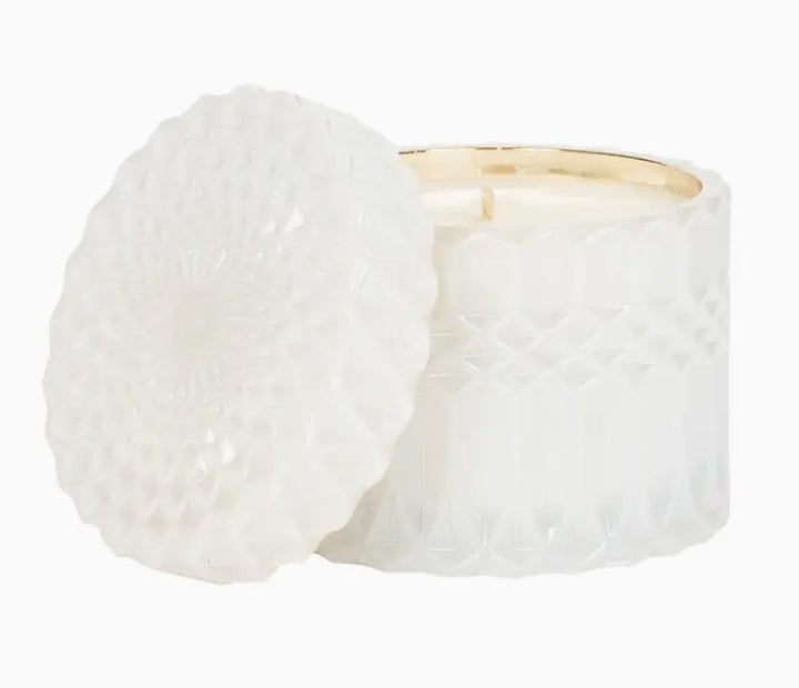 Aqua De Soi Winter Wonderland Petite Shimmer Candle 8oz (White)