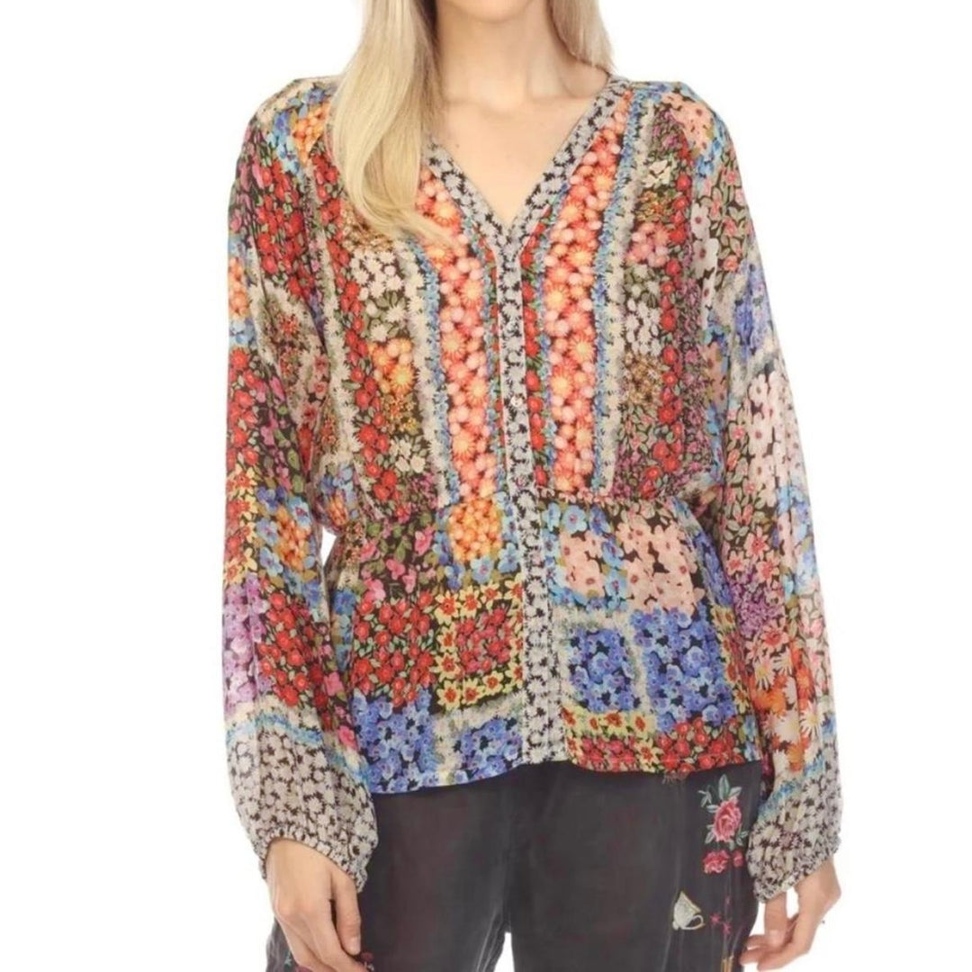 Fawn Button Front Blouse | Large