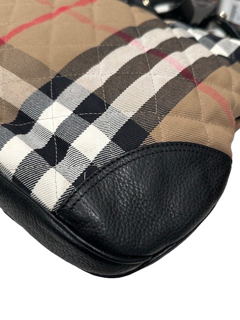Burberry Exploded Check Hobo