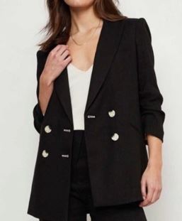 Double Breasted Linen Jacket