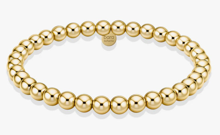 Bara Boheme Classic 5mm Gold Filled Beaded Bracelet