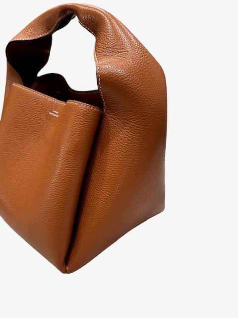 Toteme Grained Leather Handbag w/ Crossbody Strap