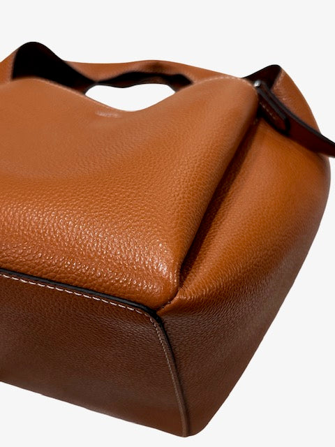 Toteme Grained Leather Handbag w/ Crossbody Strap
