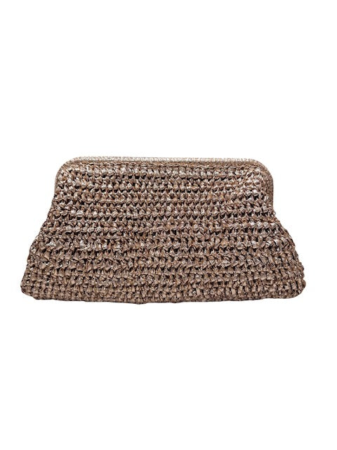 Loeffler Randall Large Straw Clutch