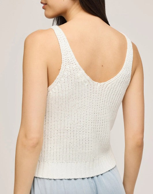 Gentle Fawn White Knit Tank