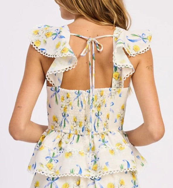 Audrey Floral Top