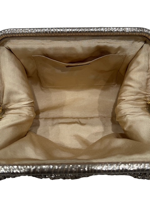 Loeffler Randall Large Straw Clutch