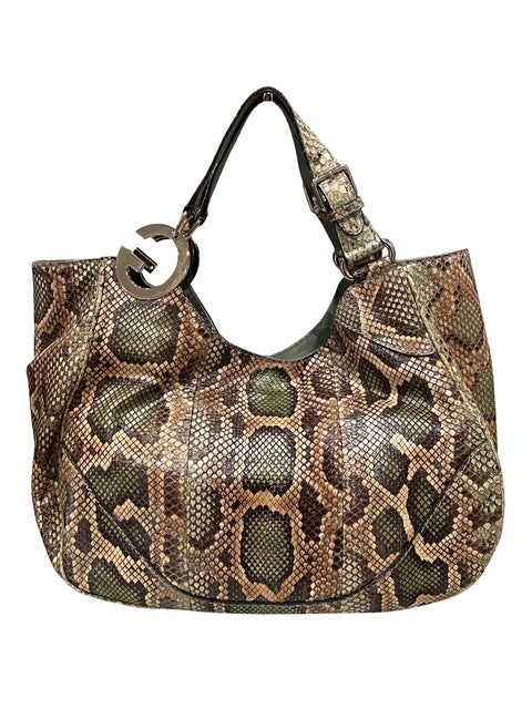 Gucci Python Charlotte Shoulder Bag