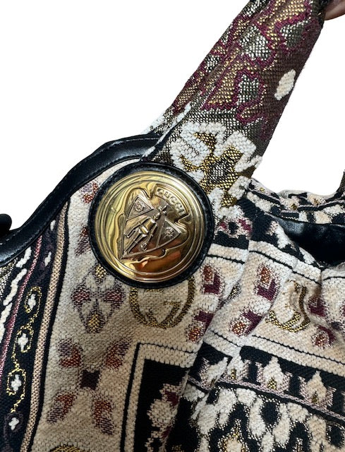 Gucci Hysteria Tapestry Hobo Bag