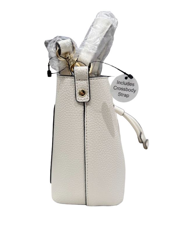 Nanette Lepore Ivory Small Crossbody Bucket Bag (NWT)