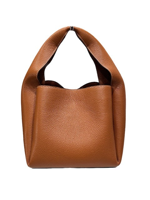 Toteme Grained Leather Handbag w/ Crossbody Strap