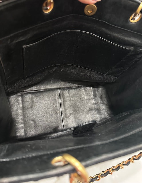 Chanel Jersey Chocolate Bar Handbag - Black