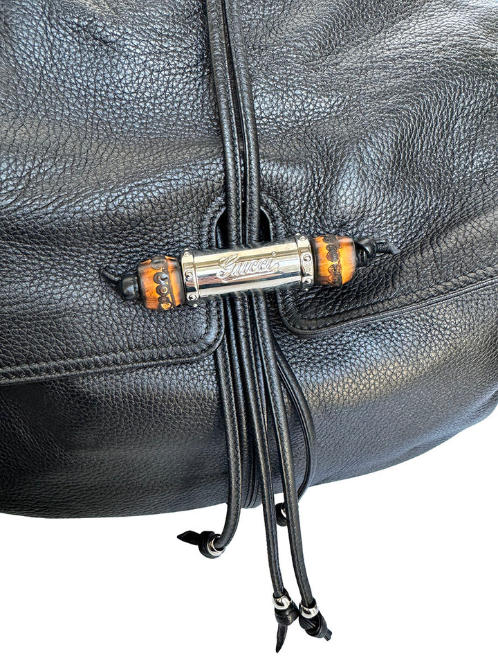 Gucci Large Bamboo Jungle Shoulder Bag