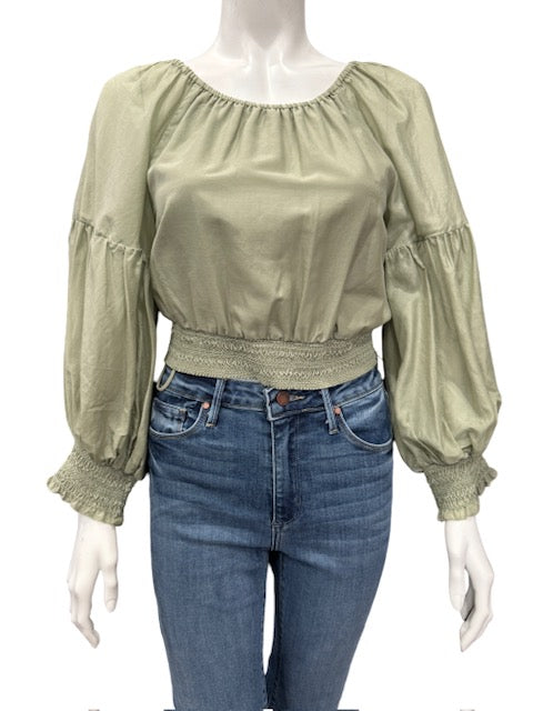 Alice+Olivia Cropped Blouse - X-Small
