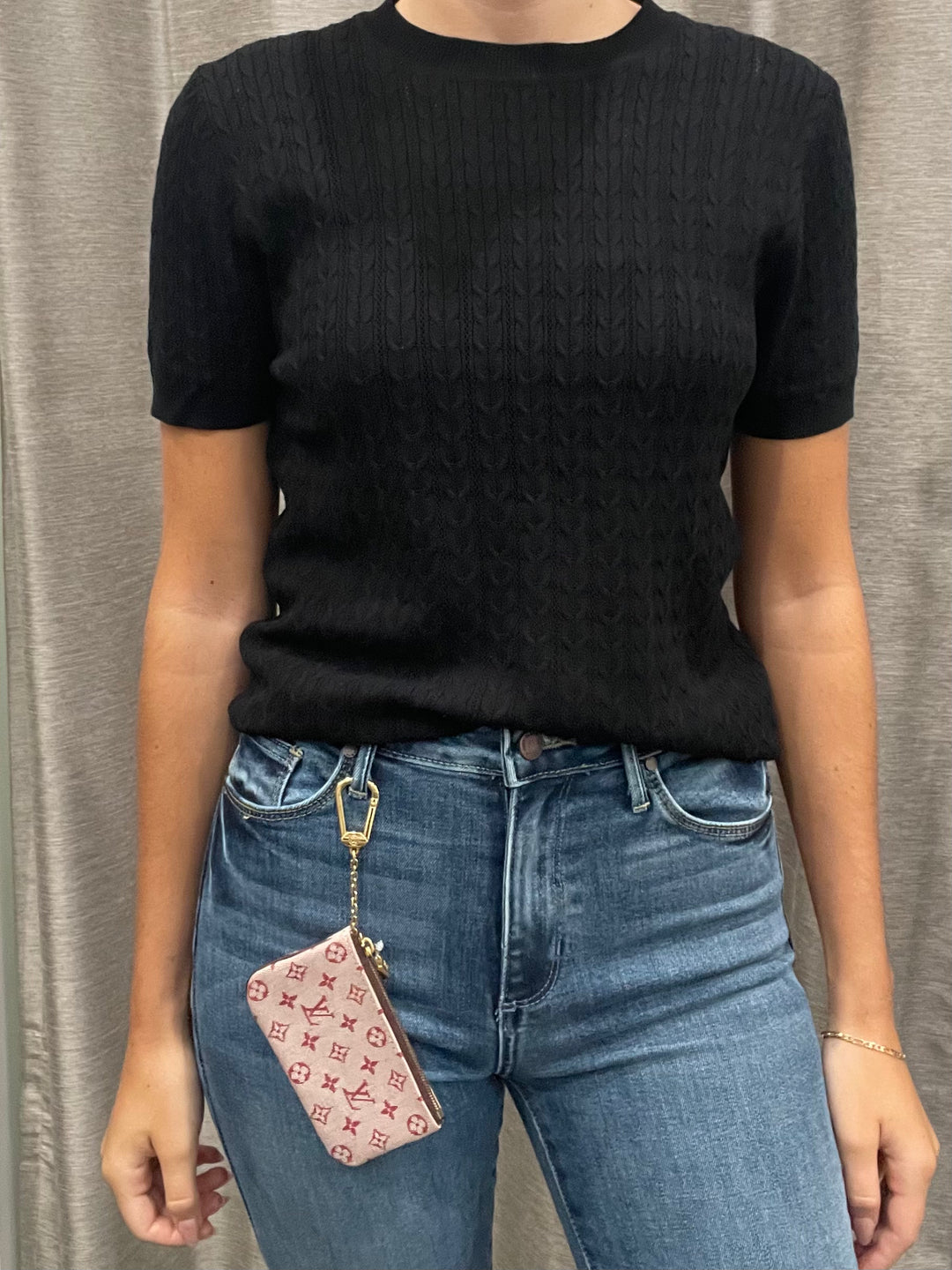 Louis Vuitton Mini Lin Key Pouch