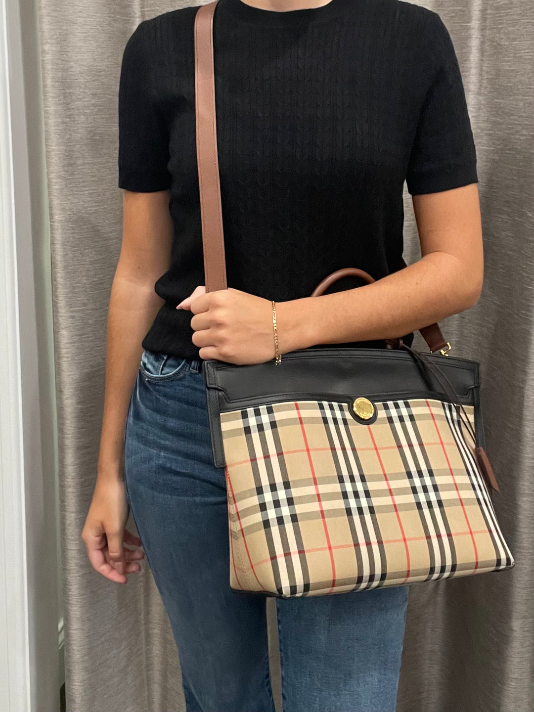 Burberry Vintage Check Society Tote
