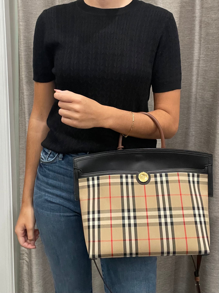 Burberry Vintage Check Society Tote