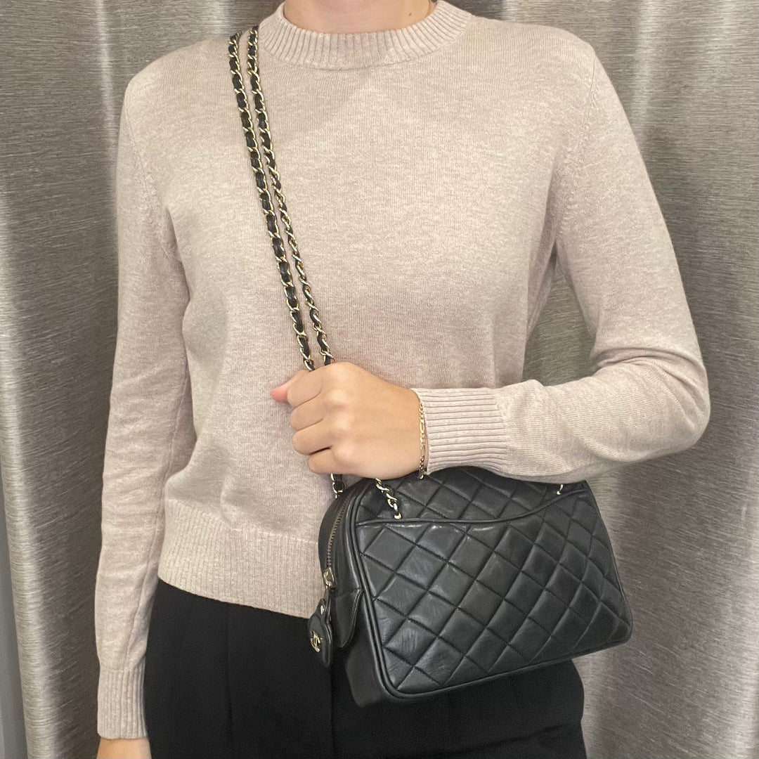 Chanel Vintage Quilted Camera Bag