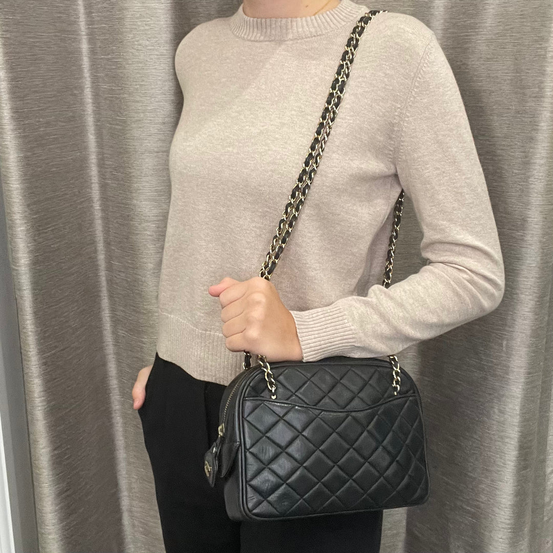 Chanel Vintage Quilted Camera Bag
