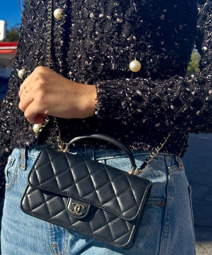 Chanel Mini Top Handle Phone Holder