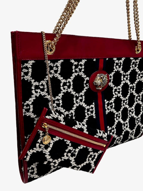 Gucci Rajah Tweed Shoulder Bag