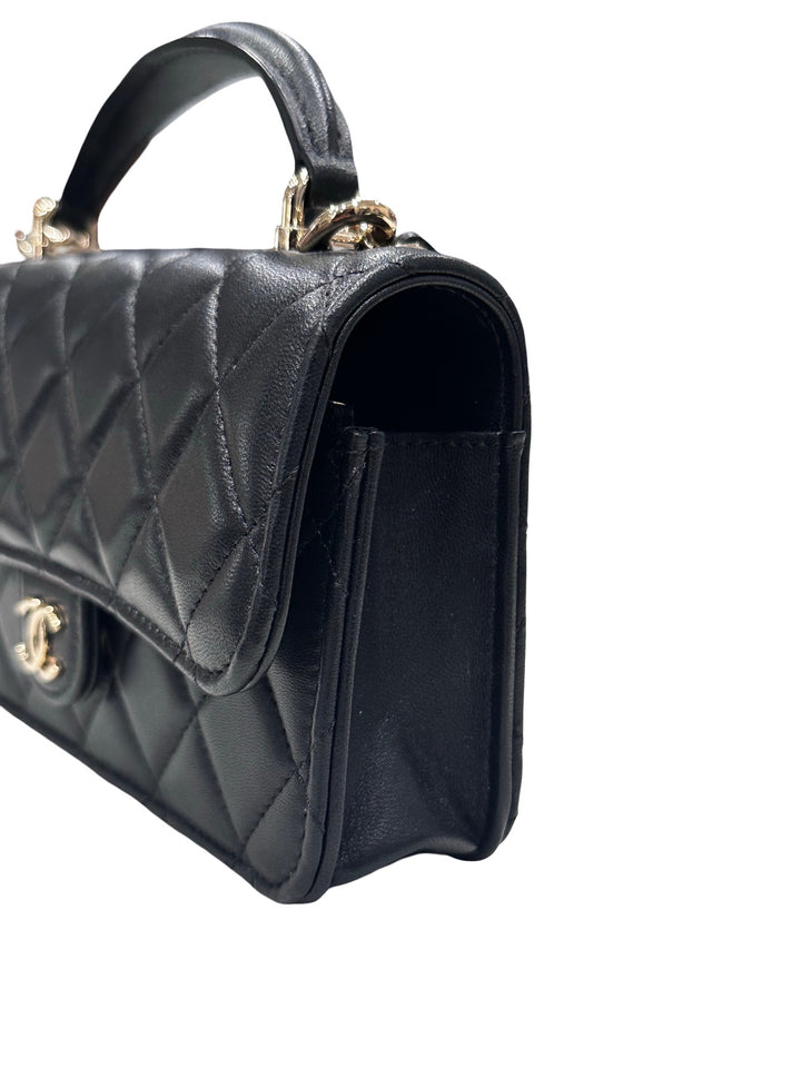 Chanel Mini Top Handle Phone Holder