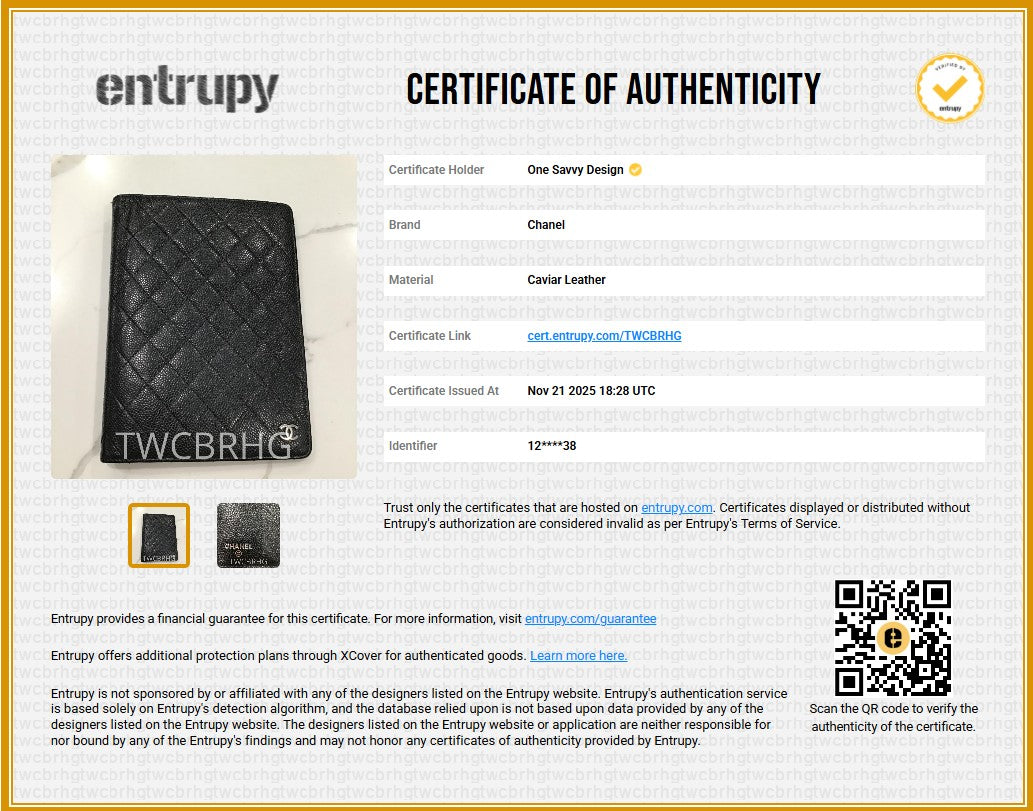 Chanel Quilted Large Agenda Cover