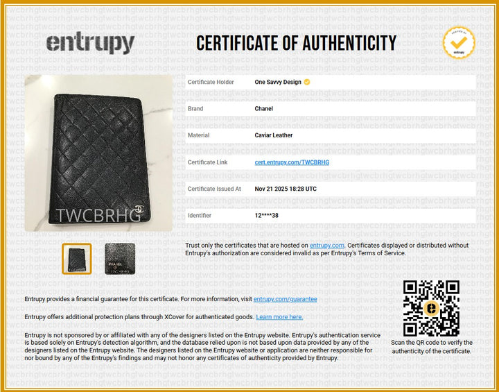 Chanel Quilted Large Agenda Cover