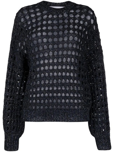 IRO Lurex Wide Knit Sweater (NWT) - Size Small