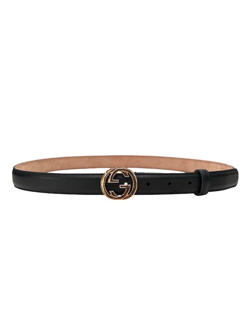 Gucci Interlocking GG Thin Belt - Size 100-40