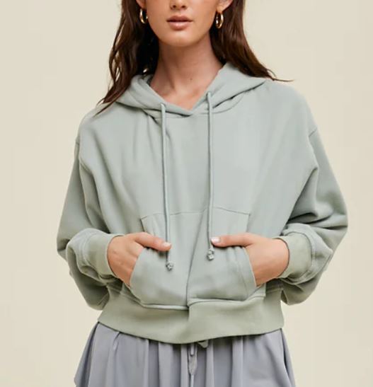 Wishlist Sage Hooded Sweatshirt