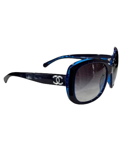 Chanel CC Blue Square Sunglasses