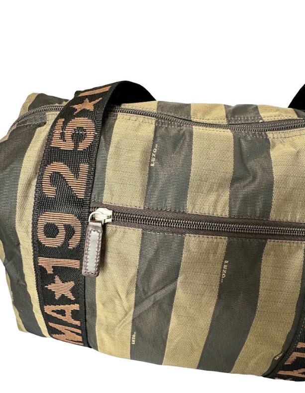Fendi Pequin Stripe Tote