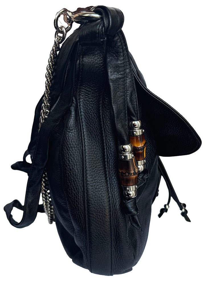 Gucci Large Bamboo Jungle Shoulder Bag