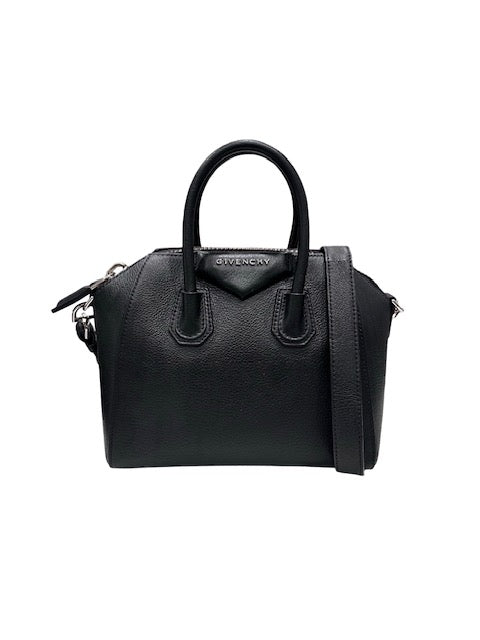 Givenchy Mini Antigona Top Handle Bag w/ Crossbody Strap