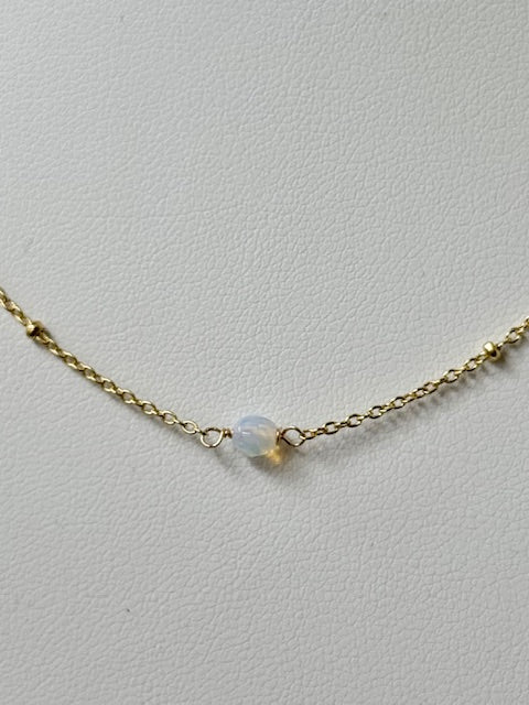 FYB Birthstone Necklace Gold (choose your birthstone)