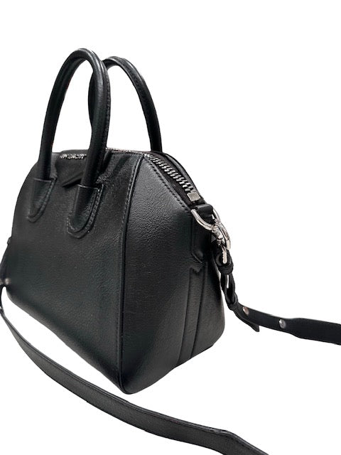 Givenchy Mini Antigona Top Handle Bag w/ Crossbody Strap