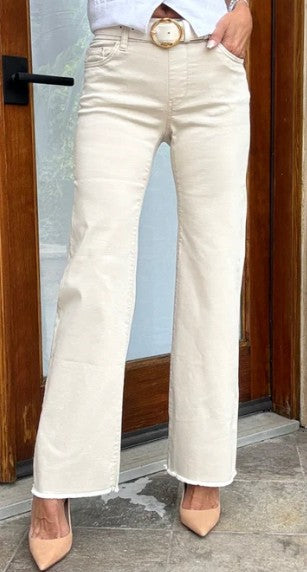 Bevy Flog Amanda Cream Flare Pants