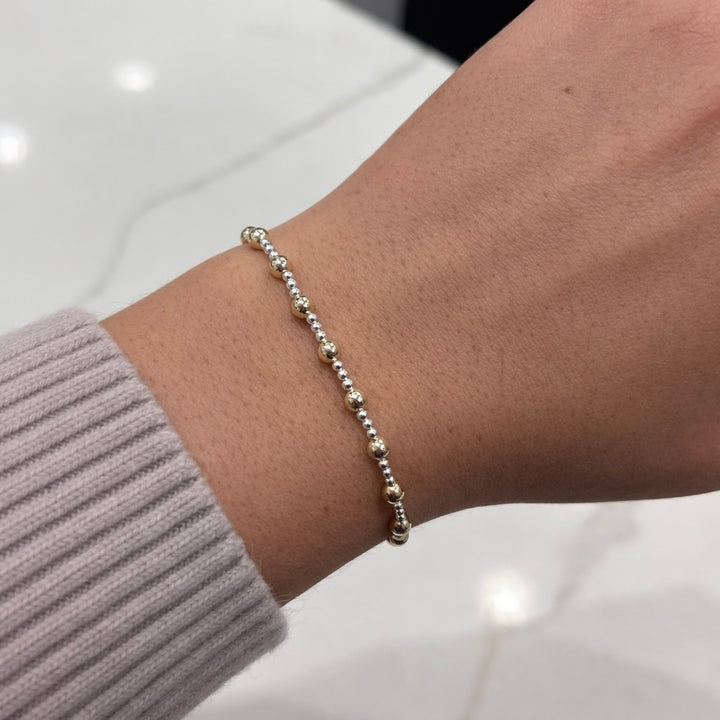Bara Boheme ANGELINA Gold Filled Beaded Bracelet