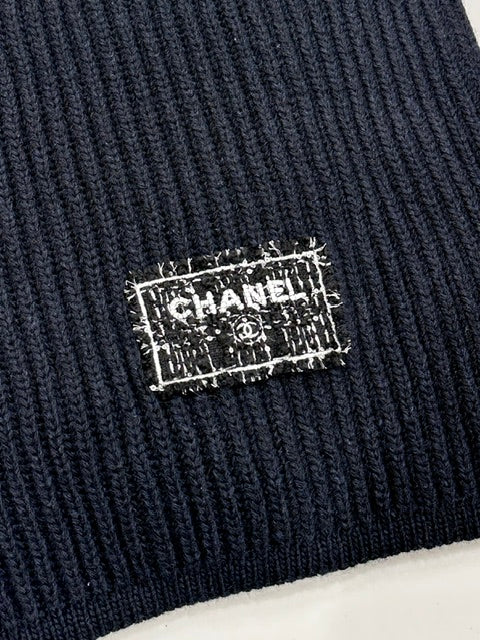 Ribbed Cashmere Scarf