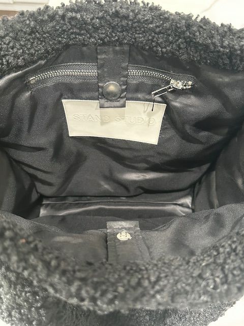Stand Studio Lolita Faux Shearling Tote