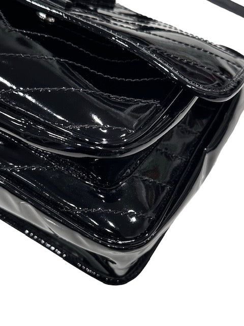 Saint Laurent Niki Patent Leather Handbag