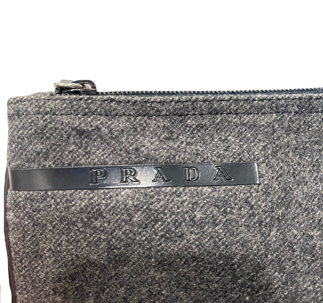 Prada Wool Pouch